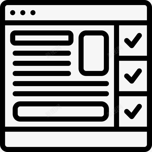 配置搜索引擎优化和网页优化14线性图标svg_新图网 https://ixintu.com 优化 搜索引擎 线性 网页 配置
