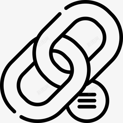Link社交媒体118线性图标svg_新图网 https://ixintu.com Link 社交媒体118 线性