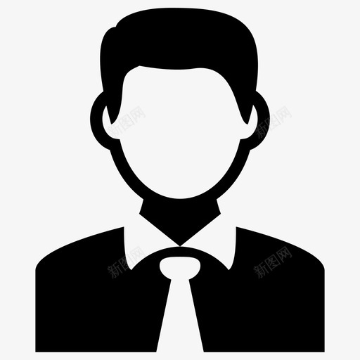 商人头像个人资料图标svg_新图网 https://ixintu.com 个人资料 商人 头像 头像集2 用户