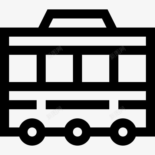 列车火车站6直线图标svg_新图网 https://ixintu.com 列车 火车站6 直线