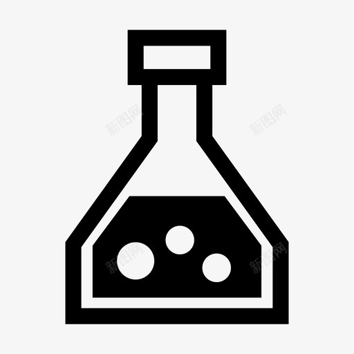 化学教育实验室图标svg_新图网 https://ixintu.com 制药 化学 实验室 教育 研究
