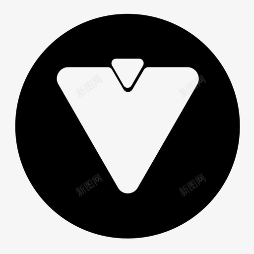 箭头方向向下图标svg_新图网 https://ixintu.com 下载 向下 方向 箭头