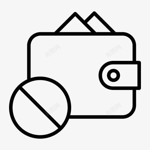 付款封锁保险箱图标svg_新图网 https://ixintu.com 付款 保险箱 安保 安全 封锁 钱包