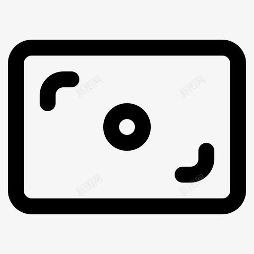 聚焦摄影摄像线图标svg_新图网 https://ixintu.com 摄影摄像线 聚焦