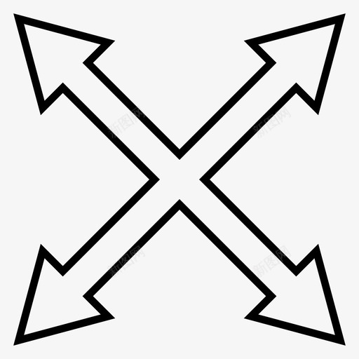 变焦全屏玻璃图标svg_新图网 https://ixintu.com 全屏 变焦 多媒体 最大化 玻璃 界面 缩小