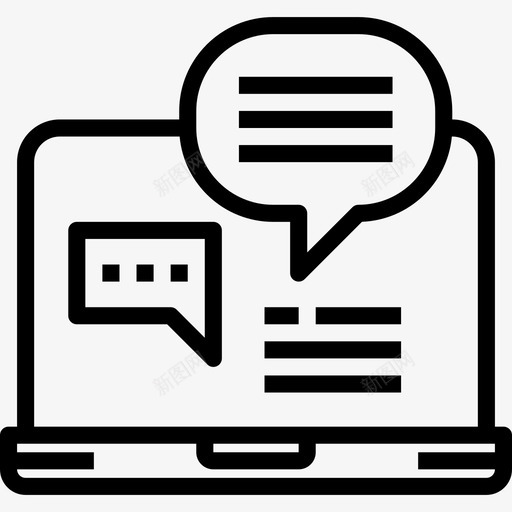 网络研讨会教育183线性图标svg_新图网 https://ixintu.com 教育183 线性 网络研讨会