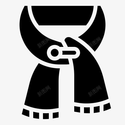 采购产品围巾织物时尚图标svg_新图网 https://ixintu.com 丝绸 产品 冬天 围巾 时尚 纪念品 织物 采购 雕刻