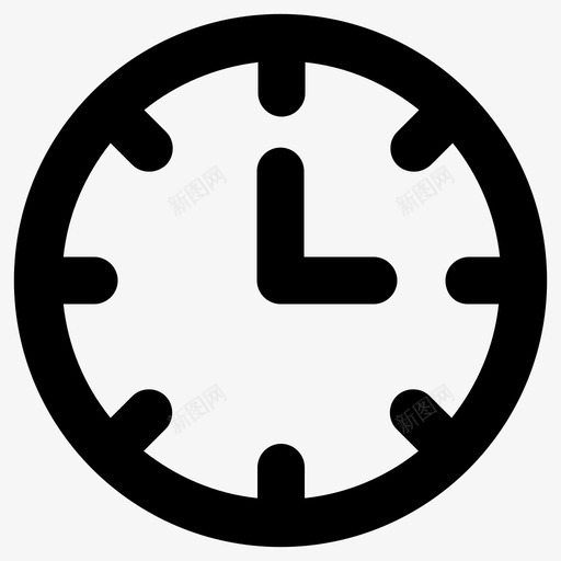 小时时钟时间图标svg_新图网 https://ixintu.com 定时 小时 时钟 时间 计时器