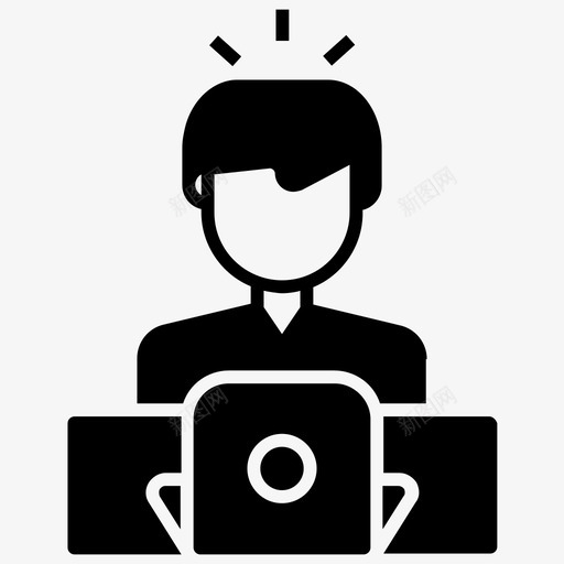 工作场所员工办公桌图标svg_新图网 https://ixintu.com 企业家 办公桌 员工 场所 字形 工作 工作台 工作场 工作站