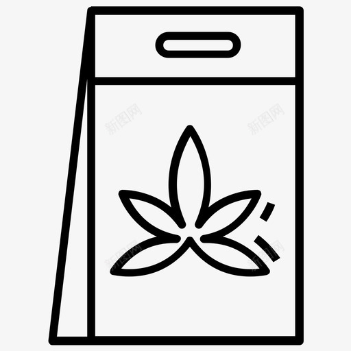 购物袋手提袋大麻购物者图标svg_新图网 https://ixintu.com 图标 大麻 手提袋 烟草 购物 购物者 购物袋