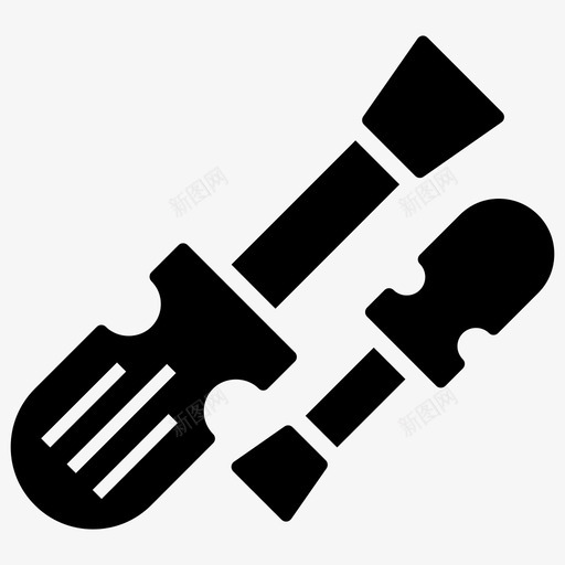 螺丝刀车库工具维修工具图标svg_新图网 https://ixintu.com 图标 字形 工具 维修 维修工 螺丝刀 设备 设置 车库