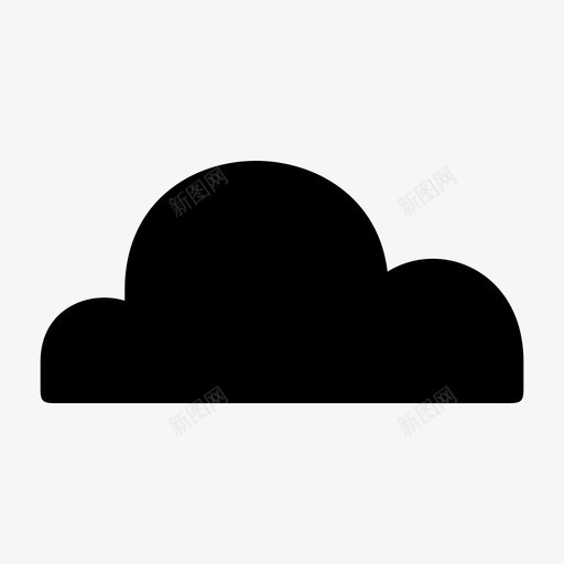 云灌木自然图标svg_新图网 https://ixintu.com 云 天气 天空 灌木 自然