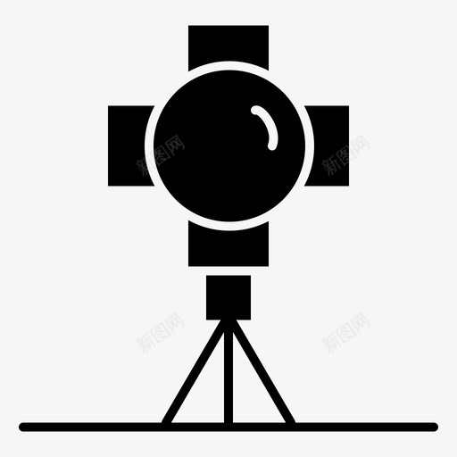 电影灯光视频制作图标svg_新图网 https://ixintu.com 灯光 电影 视频制作