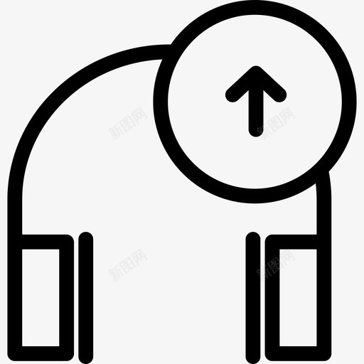 耳机多媒体32线性图标svg_新图网 https://ixintu.com 多媒体 线性 耳机