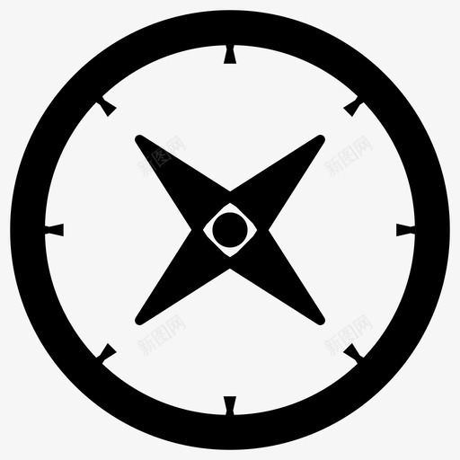 指南针冒险指导图标svg_新图网 https://ixintu.com 冒险 导航 指南针 指导 用户 界面设计