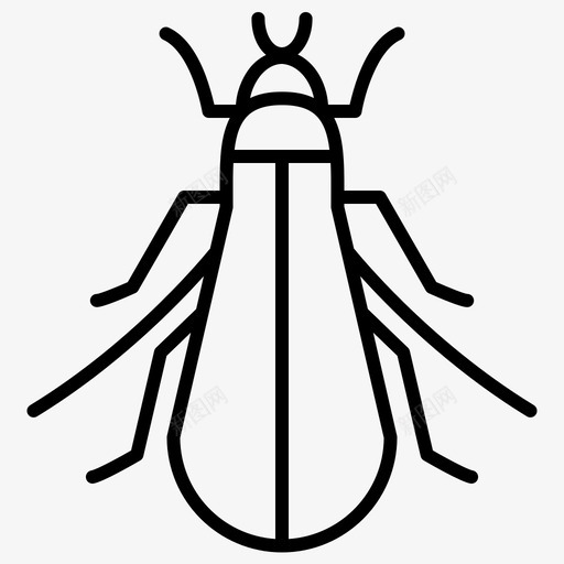 蟋蟀虫子昆虫图标svg_新图网 https://ixintu.com 昆虫 虫子 蟋蟀