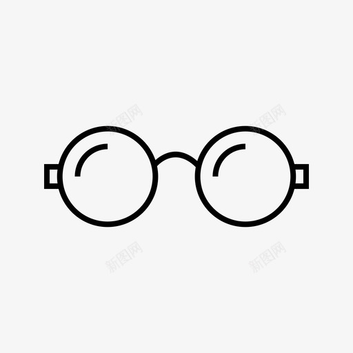 眼镜24网络接口图标svg_新图网 https://ixintu.com 接口 眼镜 网络
