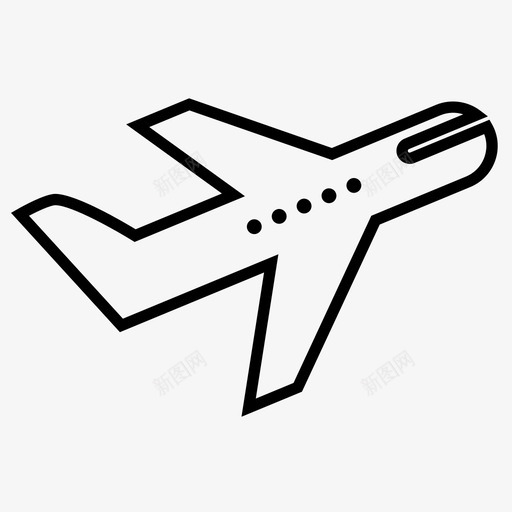 飞机机场飞行图标svg_新图网 https://ixintu.com 旅游 旅行 机场 飞机 飞行