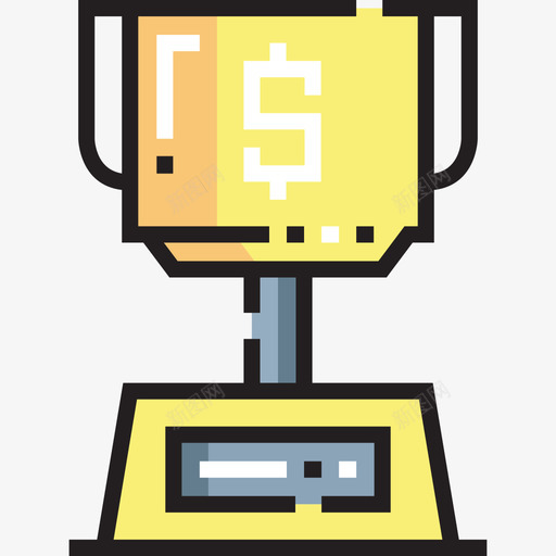 奖杯创业20强线性颜色图标svg_新图网 https://ixintu.com 创业20强 奖杯 线性颜色
