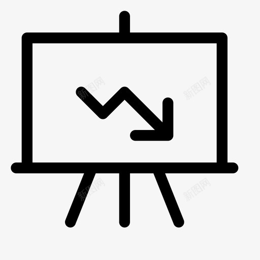 演示趋势财务主题演讲图标svg_新图网 https://ixintu.com powerpoint 主题 幻灯片 演示 演讲 财务 趋势 销售