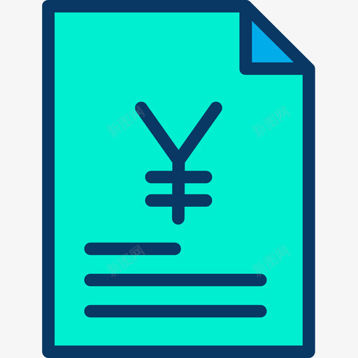 Yen营销117线性颜色图标svg_新图网 https://ixintu.com Yen 线性 营销 颜色