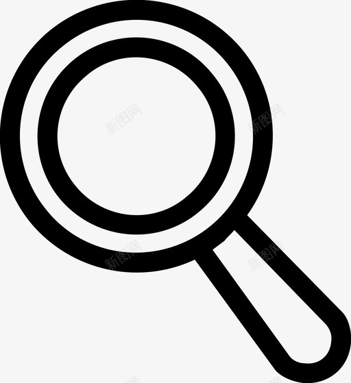 搜索查找放大镜图标svg_新图网 https://ixintu.com 搜索 放大镜 查找