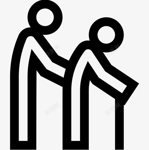残疾残疾人援助3直系图标svg_新图网 https://ixintu.com 残疾 残疾人援助3 直系