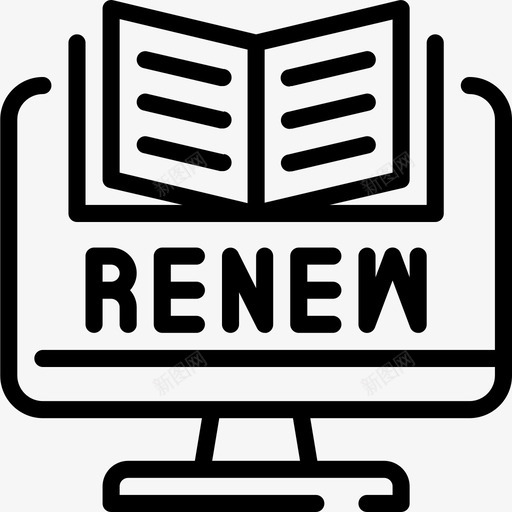 图书图书馆9直读图标svg_新图网 https://ixintu.com 图书 图书馆 直读