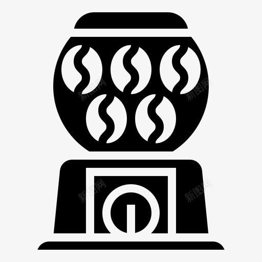 咖啡糖果口香糖图标svg_新图网 https://ixintu.com 口香糖 咖啡 糖果 自动售货机