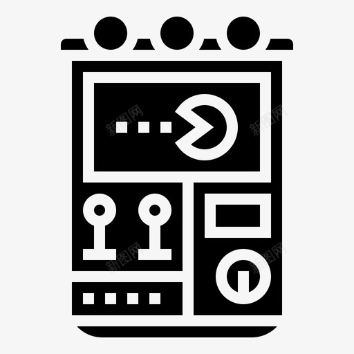 游戏街机爱好图标svg_新图网 https://ixintu.com 机器 游戏 爱好 玩具 自动售货机 街机