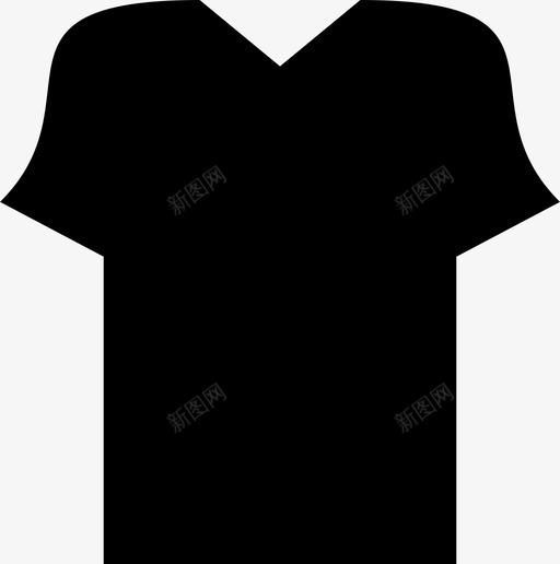 衬衫衣服t恤图标svg_新图网 https://ixintu.com t恤 衣服 衬衫