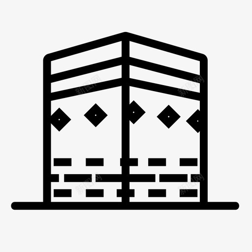 kaabah斋月阿拉伯kabaa图标svg_新图网 https://ixintu.com kaabah斋月 kabaa 斋月kareem 穆斯林 阿拉伯