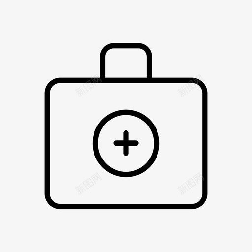 医疗保健包公文包图标svg_新图网 https://ixintu.com 公文包 医疗保健 医院