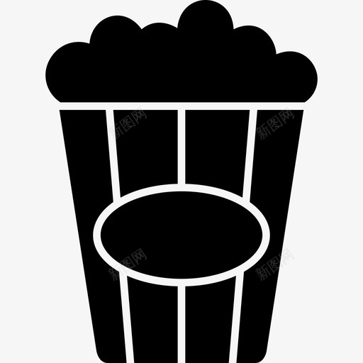 爆米花电影院零食图标svg_新图网 https://ixintu.com 爆米花 电影院 零食