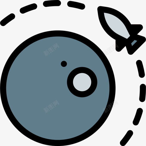 轨道空间94线性颜色图标svg_新图网 https://ixintu.com 空间 线性 轨道 颜色