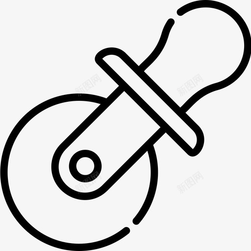 披萨切割器面包房95线性图标svg_新图网 https://ixintu.com 切割器 披萨 线性 面包房