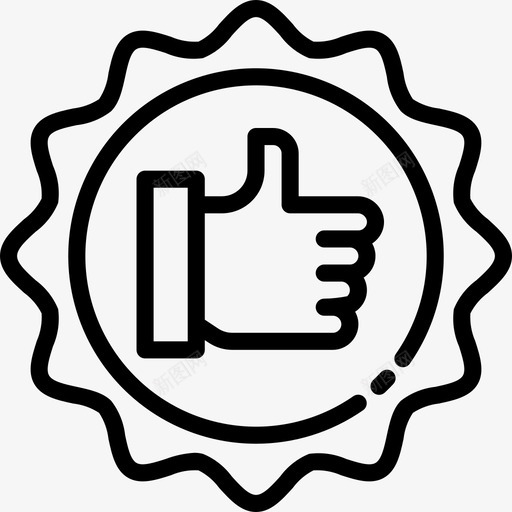 徽章奖励和奖章直系图标svg_新图网 https://ixintu.com 奖励 奖章 徽章 直系