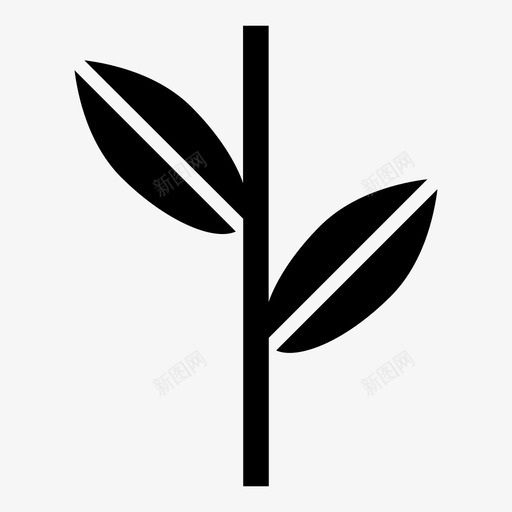 叶叶绿素绿化图标svg_新图网 https://ixintu.com 叶 叶绿素 植物 生态环境 绿化