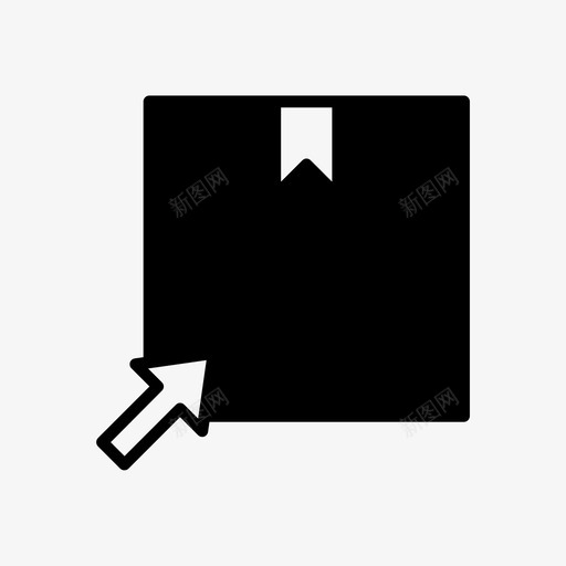 送包礼品包装图标svg_新图网 https://ixintu.com 产品 包装 商业 礼品 营销 送包 采购