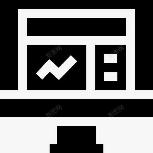 分析169办公室已填充图标svg_新图网 https://ixintu.com 分析 办公室 填充