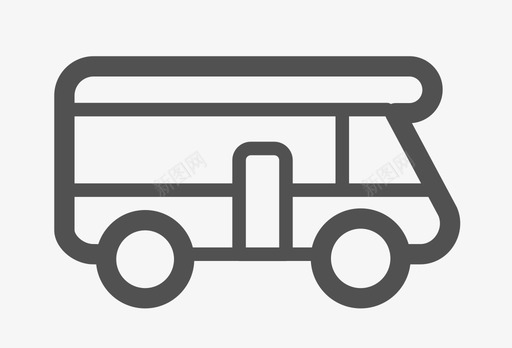 房车svg_新图网 https://ixintu.com 休旅车 房车
