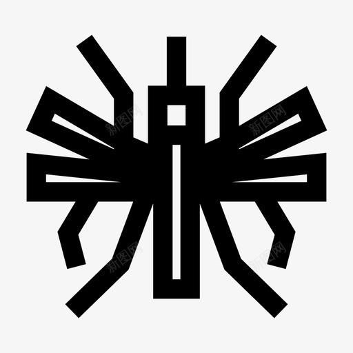 蚊子叮咬血液图标svg_新图网 https://ixintu.com 叮咬 昆虫 疟疾 蚊子 血液