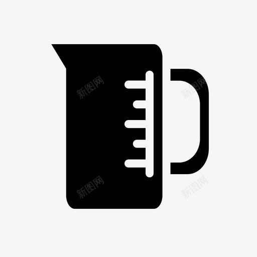 榨汁机混合厨房图标svg_新图网 https://ixintu.com 厨房 厨房电器系列 搅拌机 榨汁机 水罐 混合