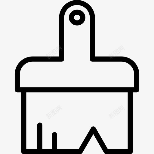 画笔图形3线性图标svg_新图网 https://ixintu.com 图形设计 画笔 线性