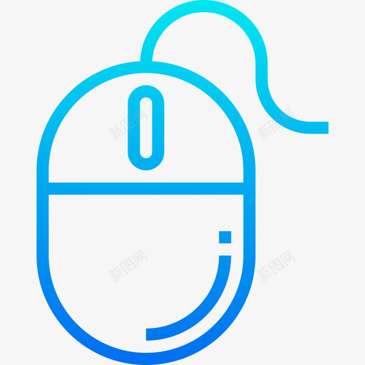 鼠标办公用品5梯度图标svg_新图网 https://ixintu.com 办公用品 梯度 鼠标