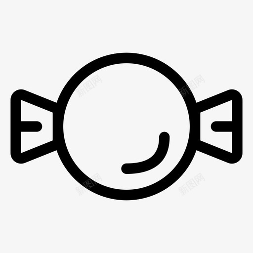 糖果甜点食物图标svg_新图网 https://ixintu.com 厨房 甜点 糖果 食物