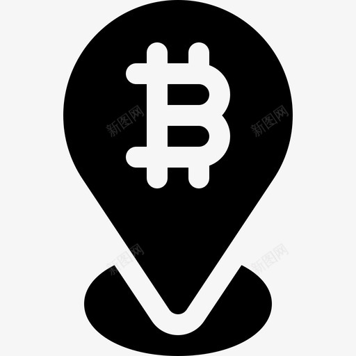 比特币加密货币65填充图标svg_新图网 https://ixintu.com 加密货币65 填充 比特币