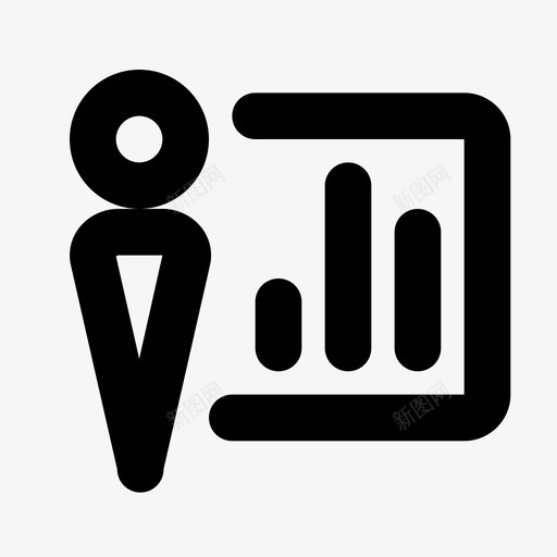 演示业务财务图标svg_新图网 https://ixintu.com 业务 业务和管理图标集 演示 管理 财务