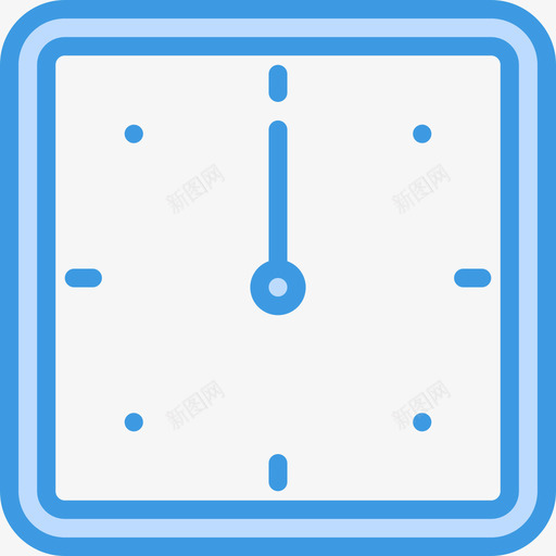 时钟时间webessential6蓝色图标svg_新图网 https://ixintu.com essential web 时钟 时间 蓝色