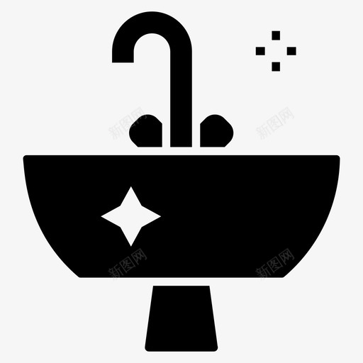 干净的水槽干净的洗脸盆洗脸盆图标svg_新图网 https://ixintu.com 一组 图标 干净 水槽 洗脸盆 浴室 清洁